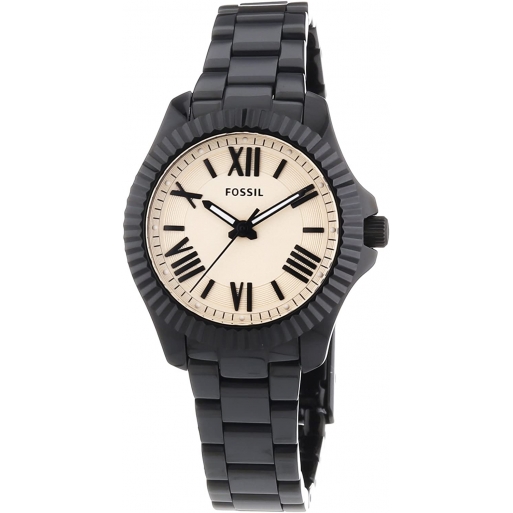 Fossil AM4614 Damenuhr Quarz Klassisch Schwarz Fossil AM4614 Damenuhr Quarz Klassisch Schwarz