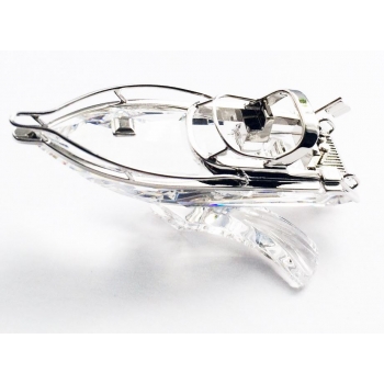 Swarovski 272554 Motorboot Yacht Dekofigur Kristallfigur