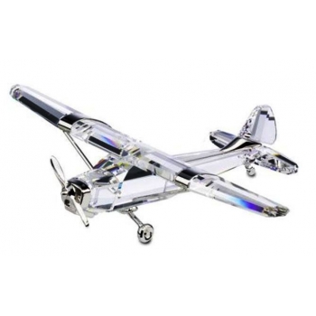 Swarovski 671419 Flugzeug Dekofigur Kristallfigur