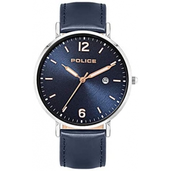 Police PL.15368BS/03 Damenuhr Quarz Lederband