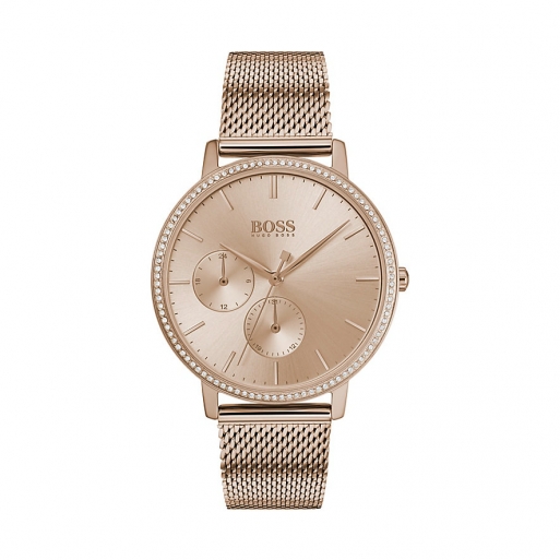 Hugo Boss 1502519 Damenuhr Quarz Klassisch Milanaise Hugo Boss 1502519 Damenuhr Quarz Klassisch Milanaise