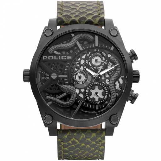 Police PEWJF2110403 Herrenuhr Quarz Schlange Snake Police PEWJF2110403 Herrenuhr Quarz Schlange Snake