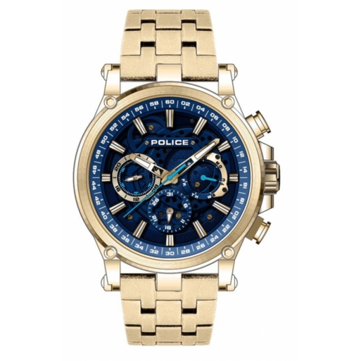Police PEWJK2110801 Herrenuhr Quarz Multifunktion Vergoldet Police PEWJK2110801 Herrenuhr Quarz Multifunktion Vergoldet