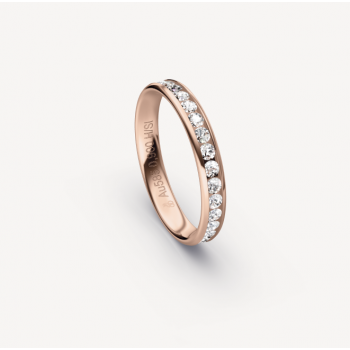 Verlobungsring Roségold Memory 585 mit Brillanten 0,9 CT