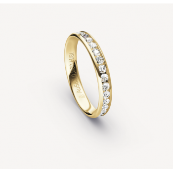 Verlobungsring Gelbgold Memory 585 mit Brillanten 0,9 CT