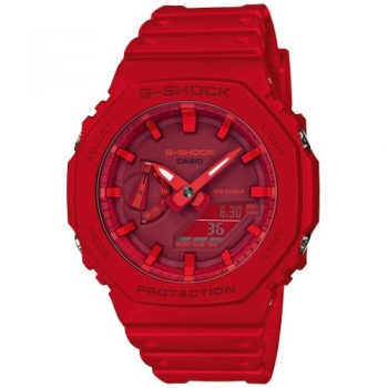 Casio G-Shock GA-2100-4AER Herrenuhr Rot