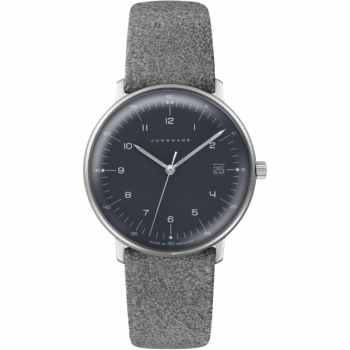 Junghans Max Bill 0474542.04 Quarz Damenuhr Grau Klassisch