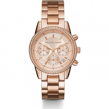 Michael Kors MK6357 Damenuhr Roségold Chronograph