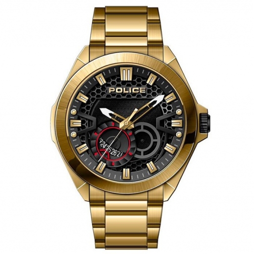 Police PEWJH2110302 Herrenuhr Quarz Vergoldet Police PEWJH2110302 Herrenuhr Quarz Vergoldet