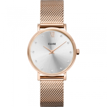 Cluse CW10205 Damenuhr Quarz Rosé Milanaise