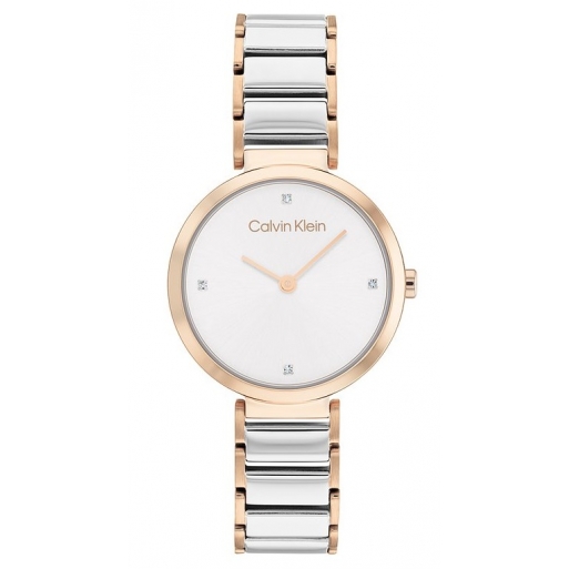 Calvin Klein 25200139 Damenuhr Quarz Rosévergoldet