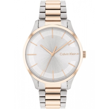 Calvin Klein 25200044 Damenuhr Quarz Rosévergoldet