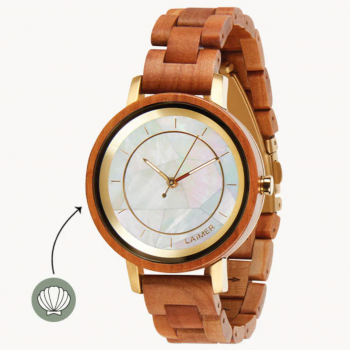 Laimer 0164 Holzuhr Kassandra Woodwatch Damenuhr