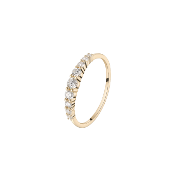 Verlobungsring Gelbgold 585 Synthetischer Brillant 0,35ct GSI1 Xenox XGLD2043G