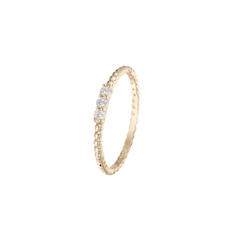 Verlobungsring Gelbgold 585 Synthetischer Brillant 0,09ct GSI1 Xenox XGLD2054G