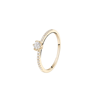 Verlobungsring Gelbgold 585 Synthetischer Brillant 0,36ct GSI1 Xenox XGLD2049G