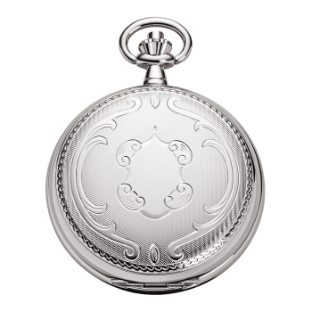 Taschenuhr Regent P-704 verchromt Savonette mechanisch