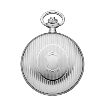 Taschenuhr Regent P-729 verchromt Savonette Quarz