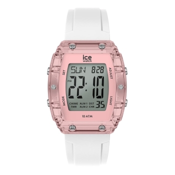 Ice Watch 024566 Damenuhr boliday White Clear Pink Silver Small