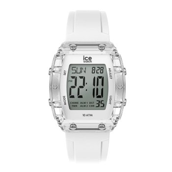 Ice Watch 024565 Damenuhr boliday White Clear Silver Small