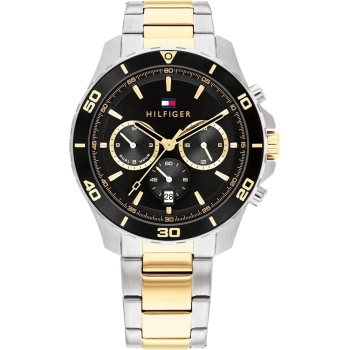 Tommy Hilfiger 1792095 Herrenuhr Quarz Chronograph Bicolour