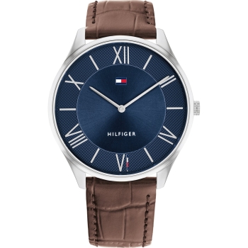 Tommy Hilfiger 1710536 Herrenuhr Quarz Brown Blue