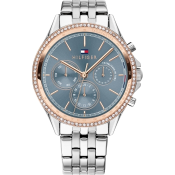 Tommy Hilfiger 1781976 Damenuhr Quarz Multifunktion roségold silber