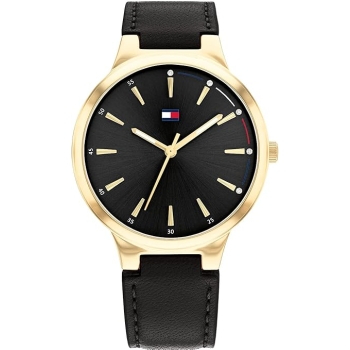 Tommy Hilfiger 1782403 Damenuhr Quarz black gold