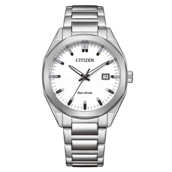 Citizen Eco Drive BM7620-83A Herrenuhr Solar Steel white