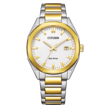 Citizen Eco Drive BM7624-82A Herrenuhr Solar Bicolour Steel