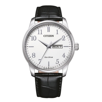 Citizen Eco Drive BM8550-14A Herrenuhr Solar Lederband schwarz