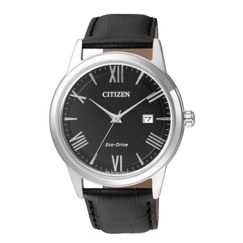 Citizen Eco Drive AW1231-07E Herrenuhr Solar Lederband schwarz