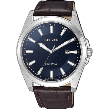 Citizen Eco Drive BM7108-22L Herrenuhr Solar Lederband braun