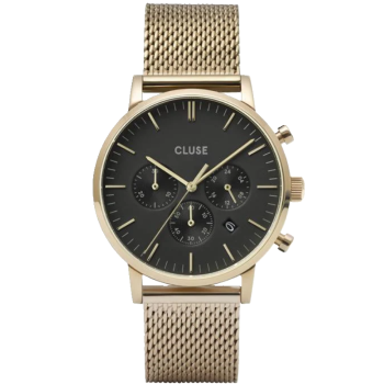 Cluse CW0101502010 Herrenuhr Chronograph Gold