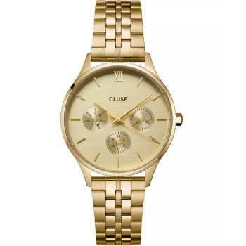 Cluse CW10701 Minuit Multifunction Watch Steel Full Gold colour