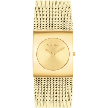 Calvin Klein 25100062 Puls Damenuhr Milanaise Vergoldet