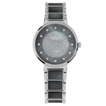 Jacques Lemans 1-2108A Damenuhr Solar Power High Tech Ceramic