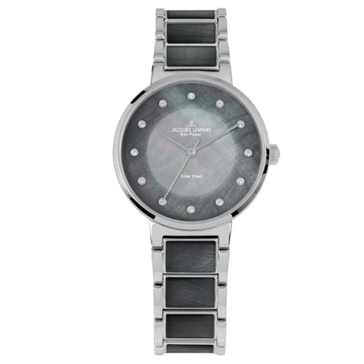 Jacques Lemans 1-2108A Damenuhr Solar Power High Tech Ceramic Jacques Lemans 1-2108A Damenuhr Solar Power High Tech Ceramic