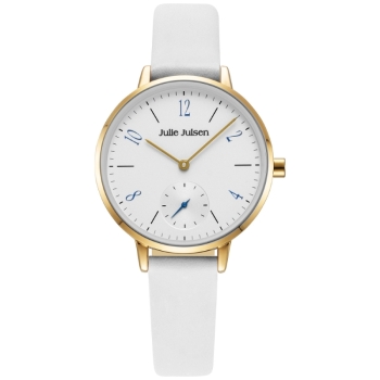 Julie Julsen JJW1492YGL-9 Damenuhr White
