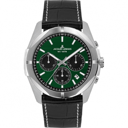 Jacques Lemans 1-2180F Herrenuhr Chronograph Green Jacques Lemans 1-2180F Herrenuhr Chronograph Green