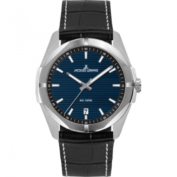 Jacques Lemans  1-2176C  Herrenuhr Dark Blue