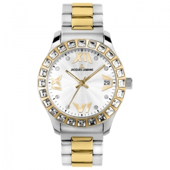 Jacques Lemans 1-1517.2ZB Rome Damenuhr Swarovski Elements