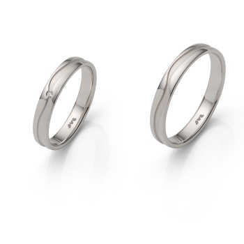 Partnerringe Trauringe Eheringe 15-00014 925 Sterling Silber Rauschmayer