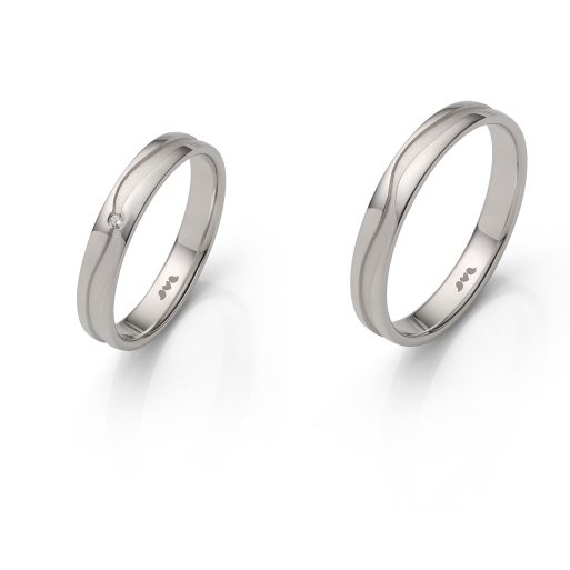 Partnerringe Trauringe Eheringe 15-00014 925 Sterling Silber Rauschmayer