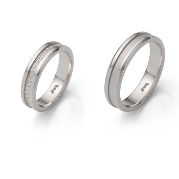 Partnerringe Trauringe Eheringe 15-00043 925 Sterling Silber Rauschmayer