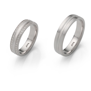 Partnerringe Trauringe Eheringe 15-00020 925 Sterling Silber Rauschmayer