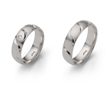 Partnerringe Trauringe Eheringe 15-00009 925 Sterling Silber Rauschmayer