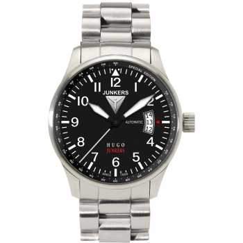 Junkers 6664M-2 Herrenuhr Automatik Glasboden Fliegeruhr
