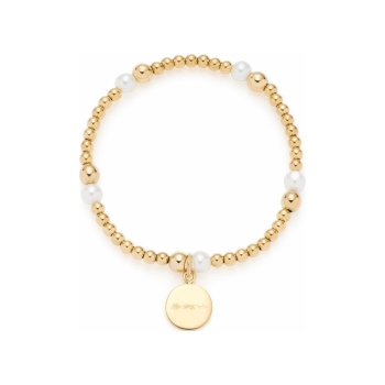 Leonardo 024275 Armband Edelstahl-Perle
