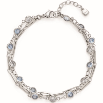 Leonardo 024939 Armband Edelstahl Glassteine mehrfarbig